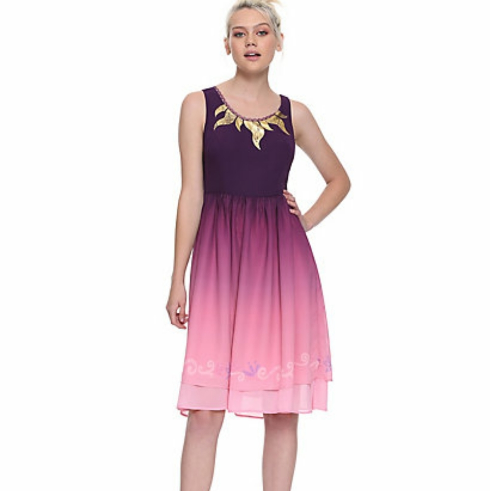 Hot Topic Tangled Ombre Midi Dress